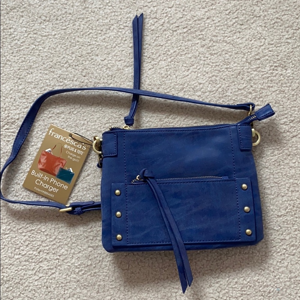 Francescas plug and tote crossbody bag.